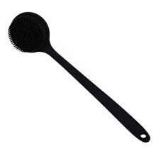 Cinlitek Silicone Body Scrubber, Long Handle Back Scrubber for Shower, Silicone Body Brush?Shower Scrubber For Body, Shower Srush Back Brush Bod