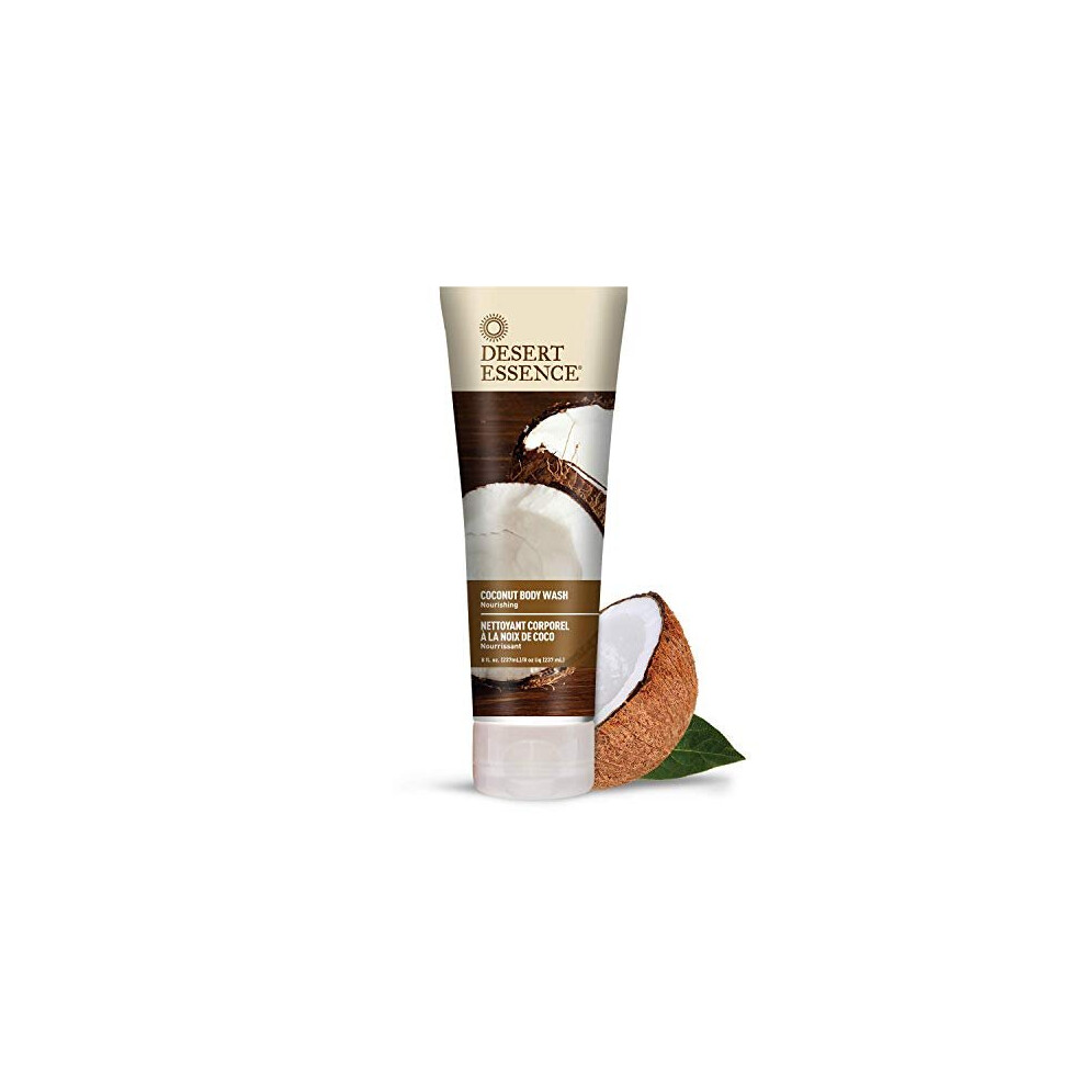 Desert Essence Coconut Body Wash (2pk) - 8 fl oz-image-OPC-P8ZNQFP-NEW