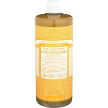 DR BRONNERS Organic Citrus Orange Pure-Castile Liquid Soap 946ml (PACK OF 1)