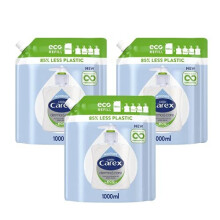 Carex Dermacare Moisture Antibacterial Hand Wash Refill, Eco Hand Soap Refill Pouch for Homes and Businesses, Hand Soap Liquid that Cleans and P