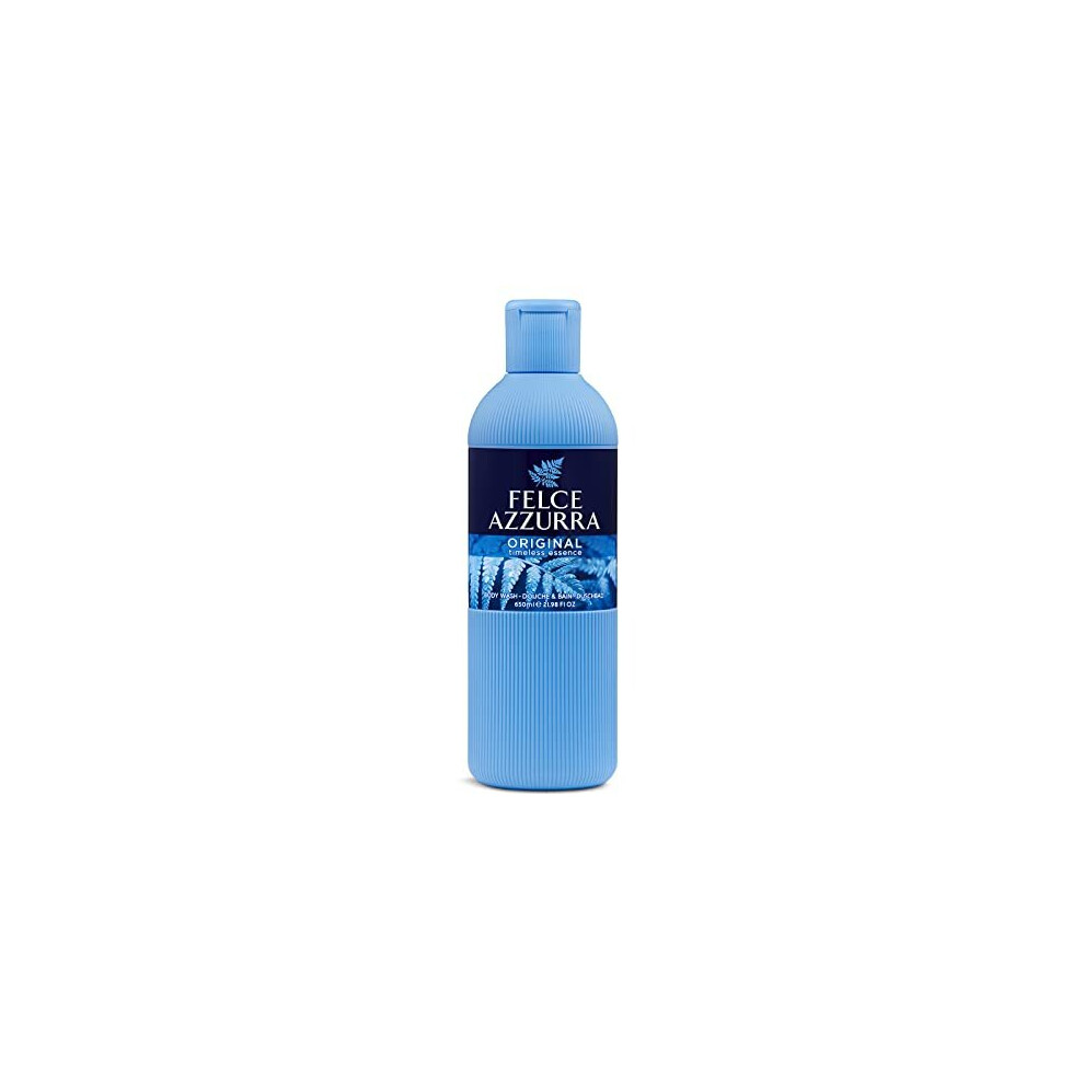 Felce Azzurra Classico Shower Gel Rich Velvety Soft Bath Experience With Classic Azzurra Fragrance - Pack Of 1 (1 X 650 Ml)
