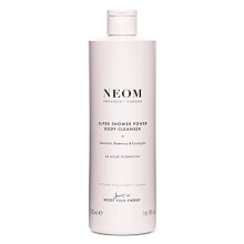 NEOM  Super Shower Power Body Cleanser Shower Gel, 500ml | Spearmint, Rosemary & Eucalyptus | Invigorating Fragrance, Hydrating & Nourishing | 1