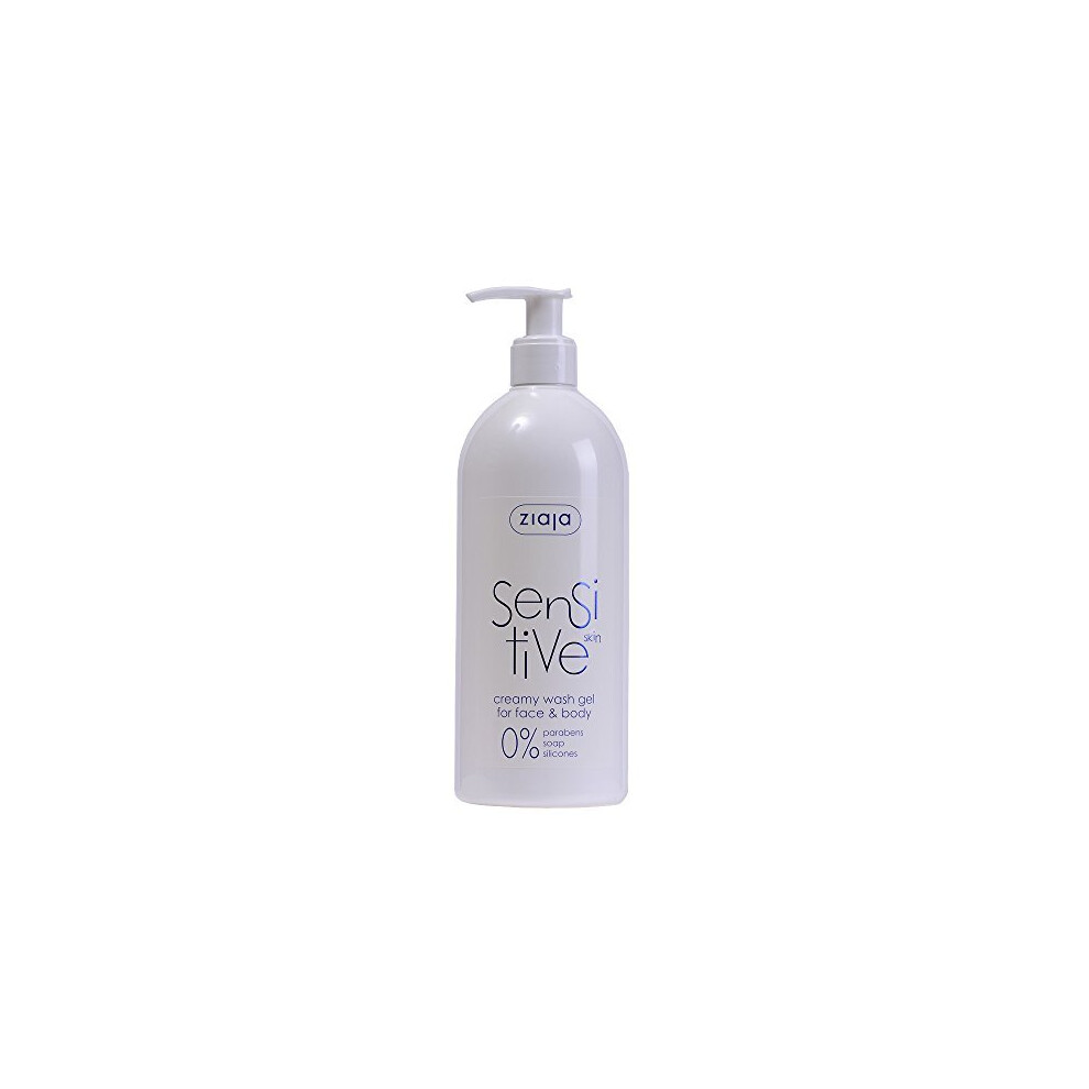 Ziaja Sensitive Creamy Wash Gel For Face And Body 400ml OFFICIAL UK - Image 7