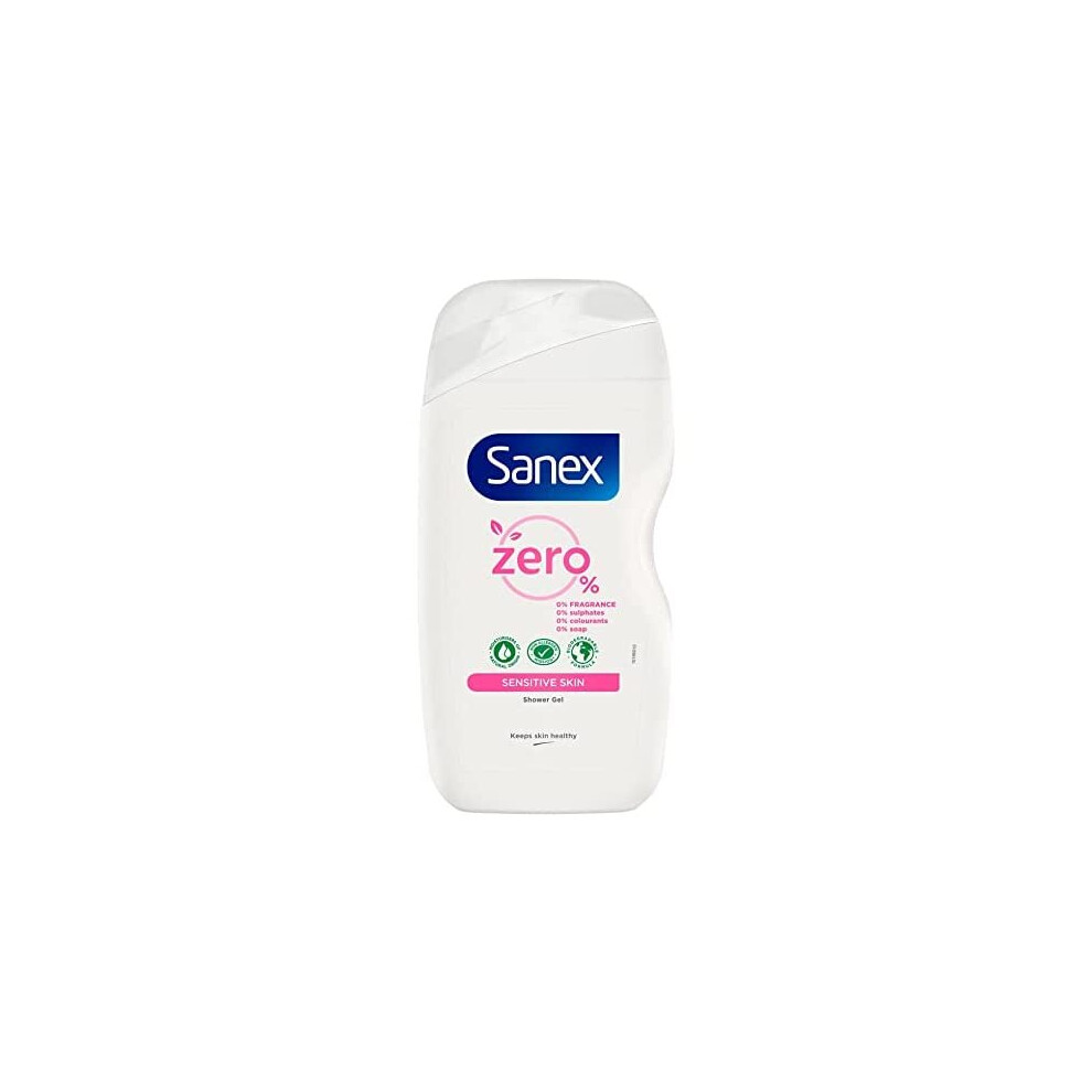 Sanex Zero Percentage Sensitive Skin Shower Gel, 450ml