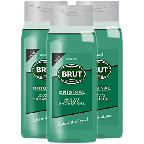 Brut Brut Original Shower Gel 500ml (Pack of 3)