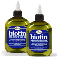 Difeel Premium Biotin Hair Oil 7.1 Oz. (Pakke med 2)