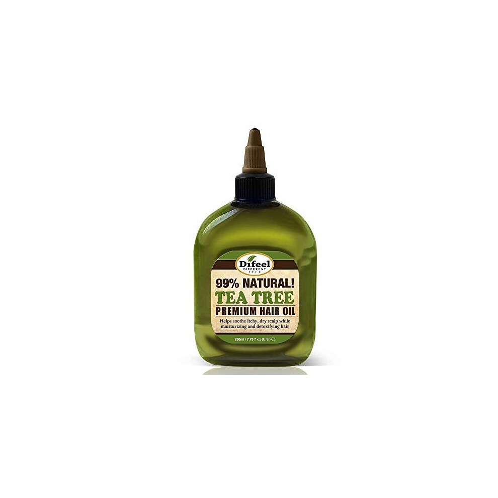 Difeel Premium Natural Hair Oil - Tea Tree Oil For Dry Scalp 7.1 Ounce
