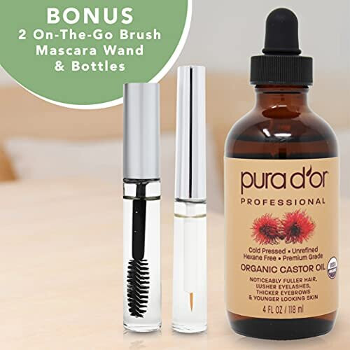Pura D'or, Bio-Rizinusöl, 4 fl oz (118 ml) 1