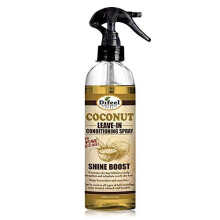 Difeel Shine Boost Leave in Conditioning Spray with 100% Pure Coconut Oil 180 millilitres