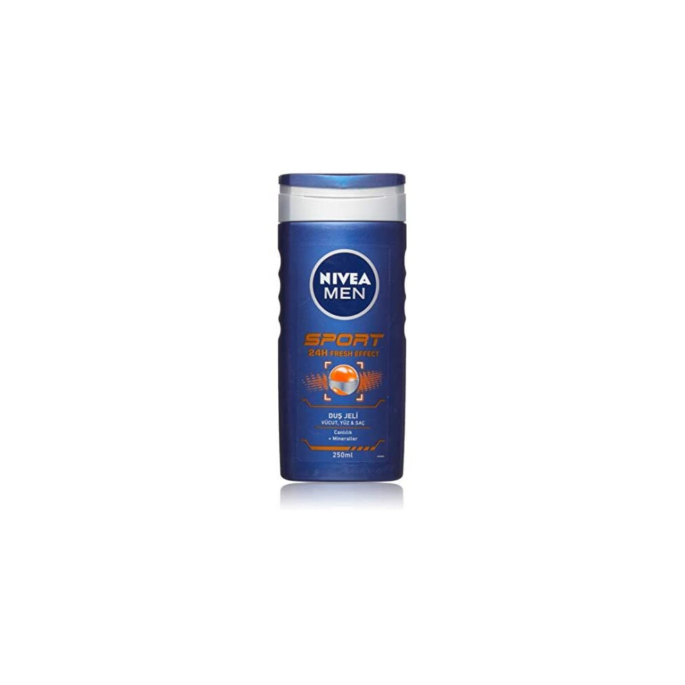 Nivea for men shower 250ml, Sports