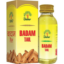 Huile d'amande Dabur (queue de Badam) 100 % pure (100 ml)