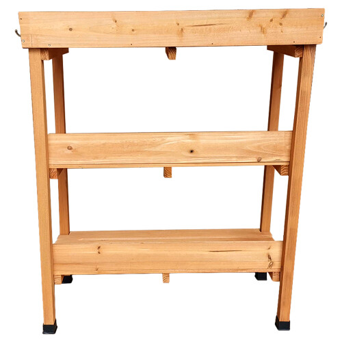 GEEZY GEEZY Wooden Potting Planting Table Practical Working Decorative Bench Station Flower 2