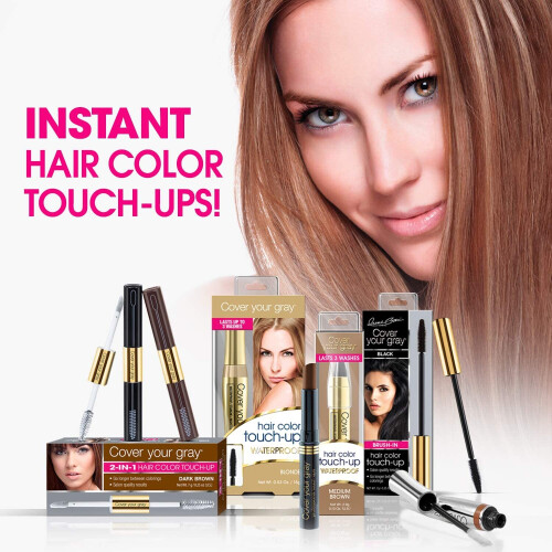 D?k din gr? h?rfarve touch -up pind - m?rkebrun 1