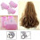 3er Set Biegsame Haarwickler Curlers Spiral Locken DIY Luftbangs Stylingtools (Große Größe) 3