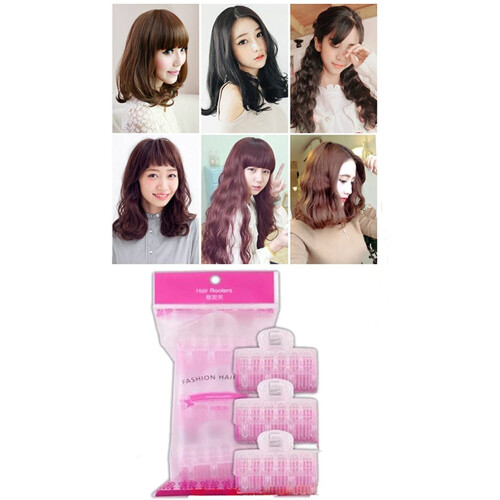 3er Set Biegsame Haarwickler Curlers Spiral Locken DIY Luftbangs Stylingtools (Große Größe) 1