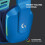 Logitech Auricular com Microfone - Logitech - 981-000943 - Com Fio - Azul - Controles de Volume 4