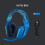 Logitech Auricular com Microfone - Logitech - 981-000943 - Com Fio - Azul - Controles de Volume 6