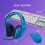 Logitech Auricular com Microfone - Logitech - 981-000943 - Com Fio - Azul - Controles de Volume 8