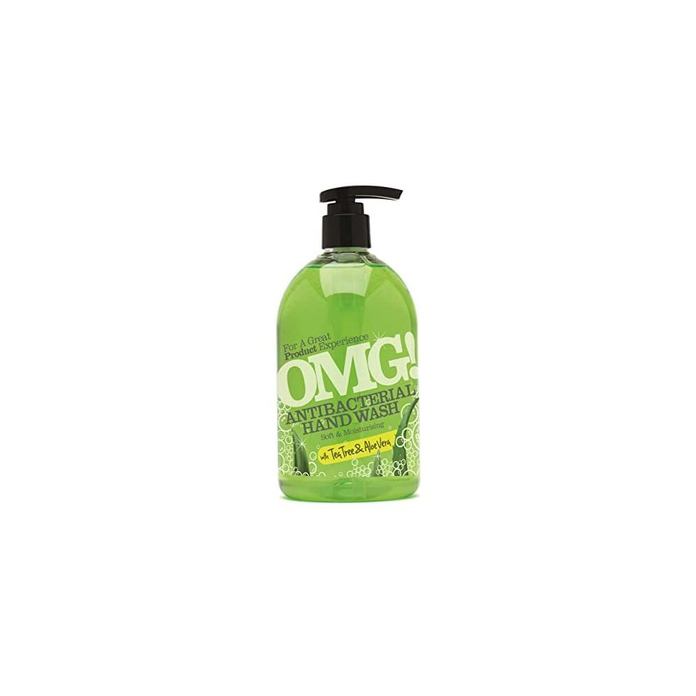 OMG 0604399 Anti Bacterial Hand Wash, Aloe Vera, 500 mL