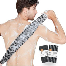 Yiclick Exfoliating Body Scrubber Back Scrubber for Shower Bath Japanese Scrub Wash Cloth Exfoliating Washcloth Towel for Men Women Body Exfo