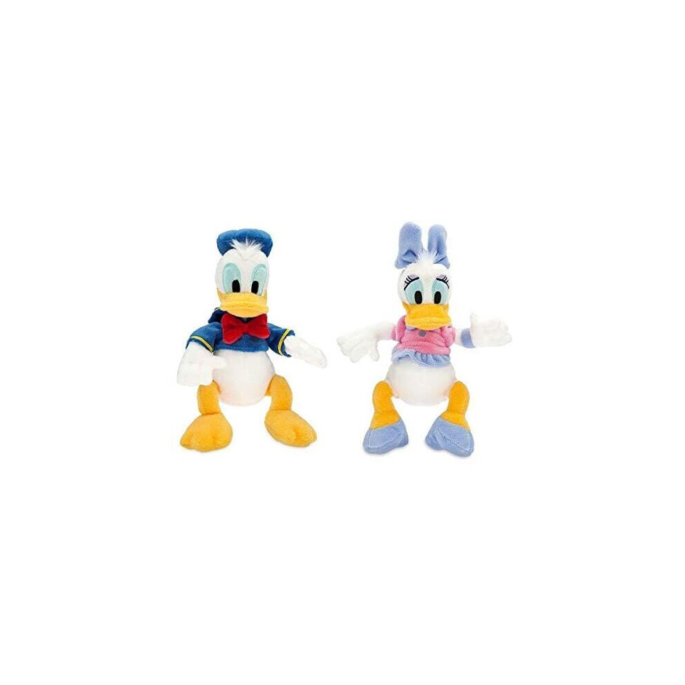 Disney Donald & Daisy Bean Bag Plush Set - Donald And Daisy Duck