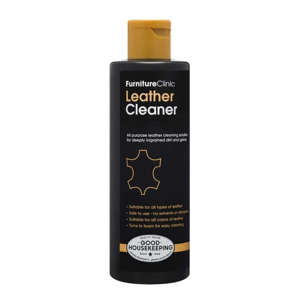 Furniture Clinic Leather Ultra Clean - All-Purpose Leather Cleaner | Car Interior Cleaner and Leather Cleaner for Furniture, Sofas, Shoes, Boots,