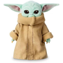 Neaer BabyYoda 25cm Plush Toys Cute Baby Kids Gift Toy (Height : 25cm)