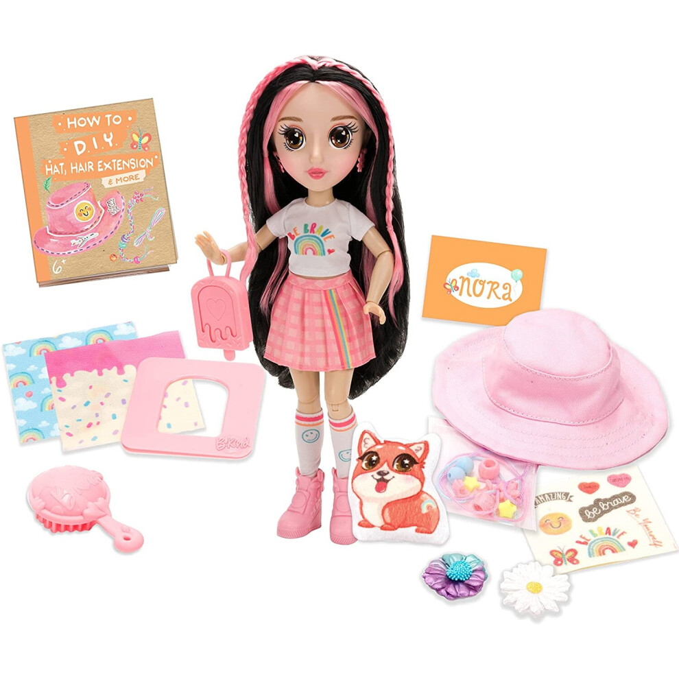 B-Kind: Nora Eco-Friendly Fashion Doll With Diy Play