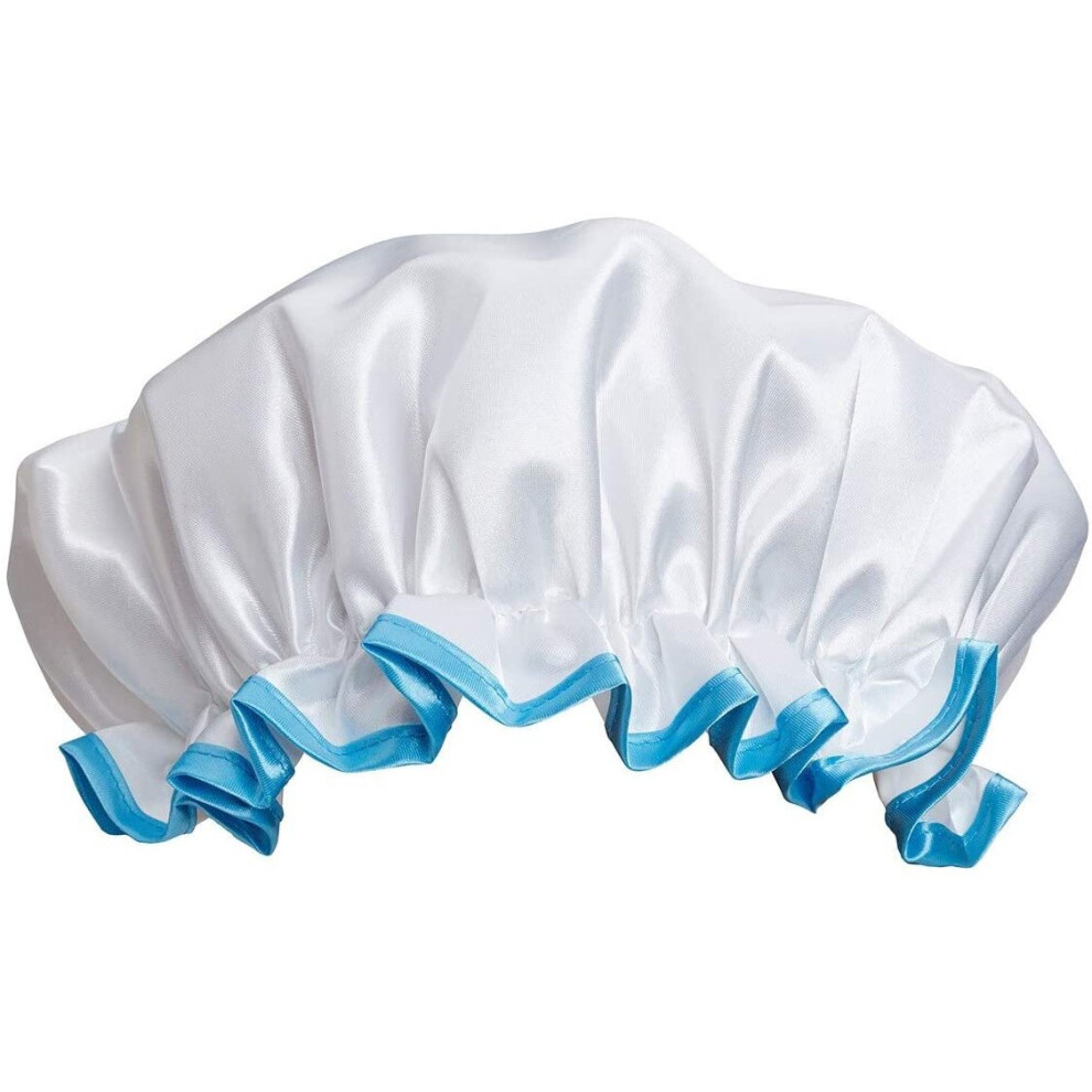Bodylife White Double Layered Shower Cap 29.5Cm