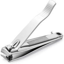 1Pc Heavy Duty Nail Clipper, Stainless Steel Toe Finger Nail Clippers Cutter For Men Women