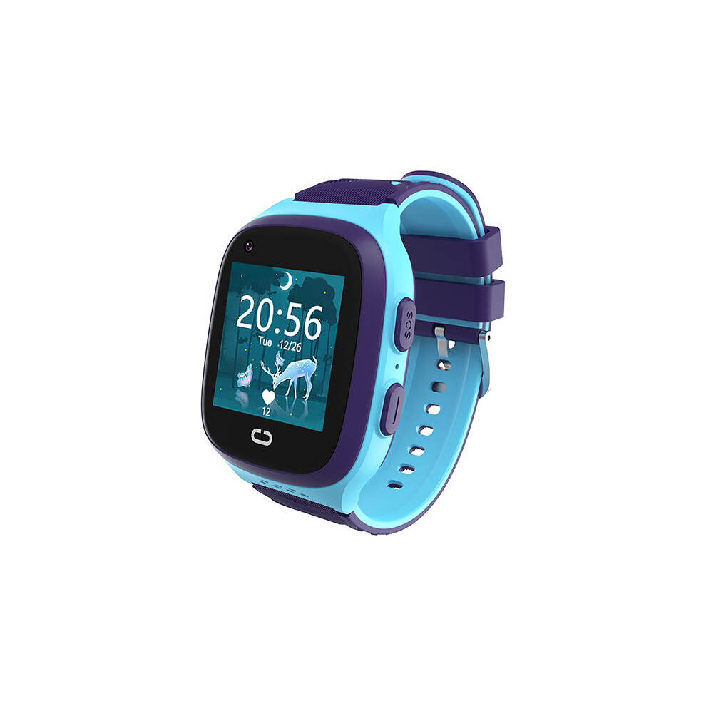 (Blue) Smart Watch Kids Gps 4G Lt31, Lbs Gps Wifi Blue 6425733365365