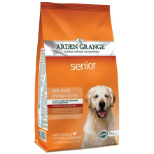 (6 kg) Arden Grange Adult Senior Chicken Dry Dog Food