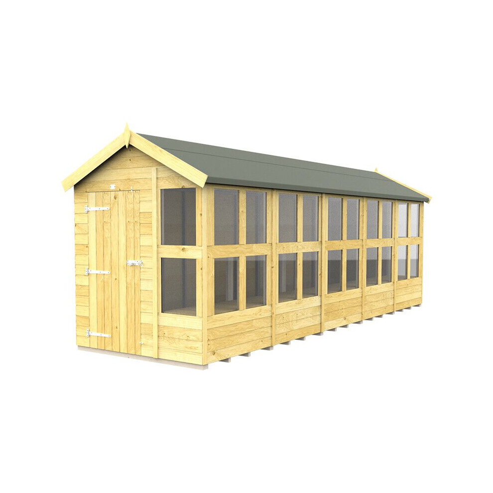 Total Sheds Apex Potting Shed 20Ft X 6Ft Fast & Free 2-5 Nationwide Delivery