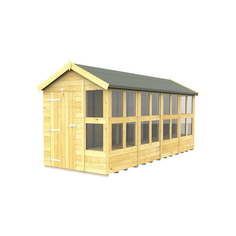 Total Sheds Apex Potting Shed 16Ft X 6Ft Fast & Free 2-5 Nationwide Delivery