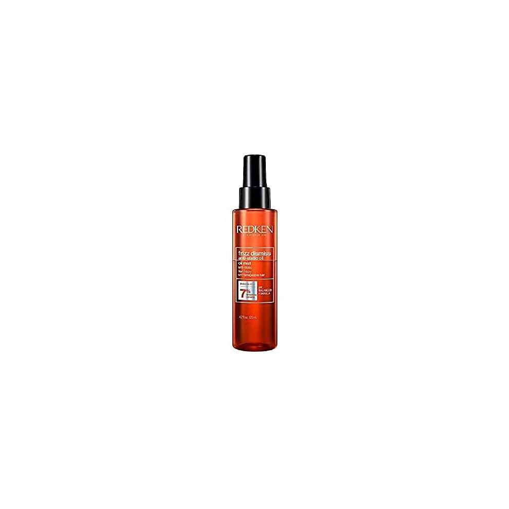 Redken | Hair Oil-In-Serum, Babassu Oil, Smooths Hair, Lightweight, Frizz Dismiss Instant Deflate, 125 ml