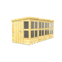 Pent Potting Shed 16ft x 6ft Fast & Free 2-5 Nationwide Delivery