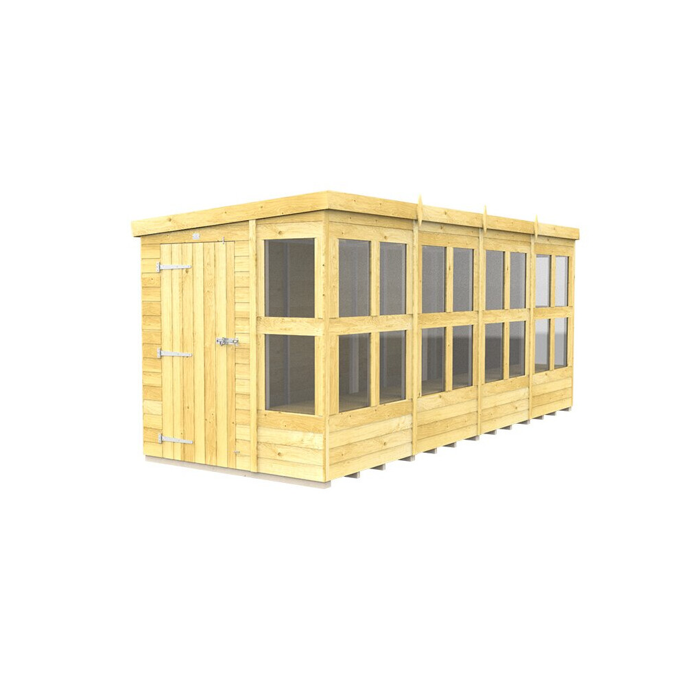 Total Sheds Pent Potting Shed 16Ft X 6Ft Fast & Free 2-5 Nationwide Delivery