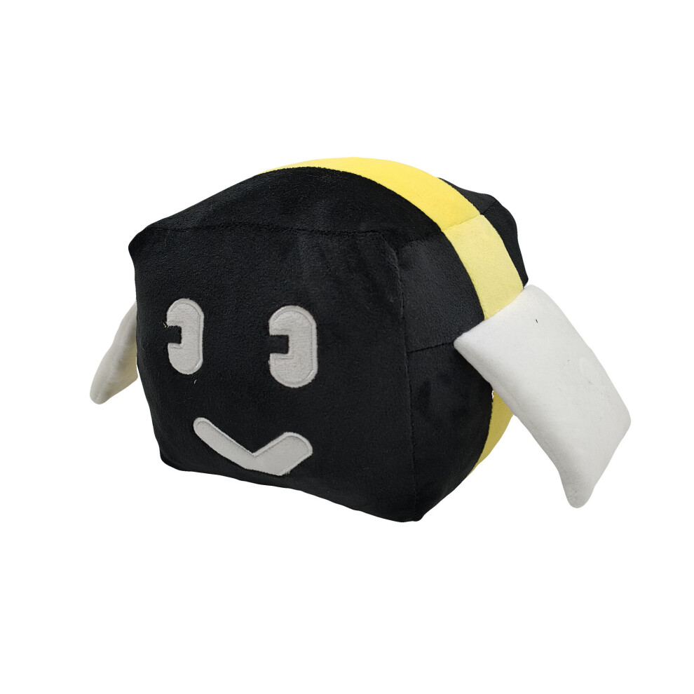 (Black) Square Block Bee Swarm Simulator Plush Doll Stuffed Animal Toy