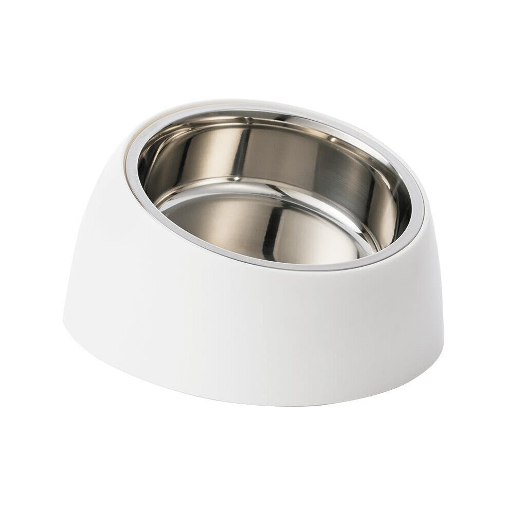 Pet Tilt Stainless Steel Bowl Dog Food and Water Feeder With Base