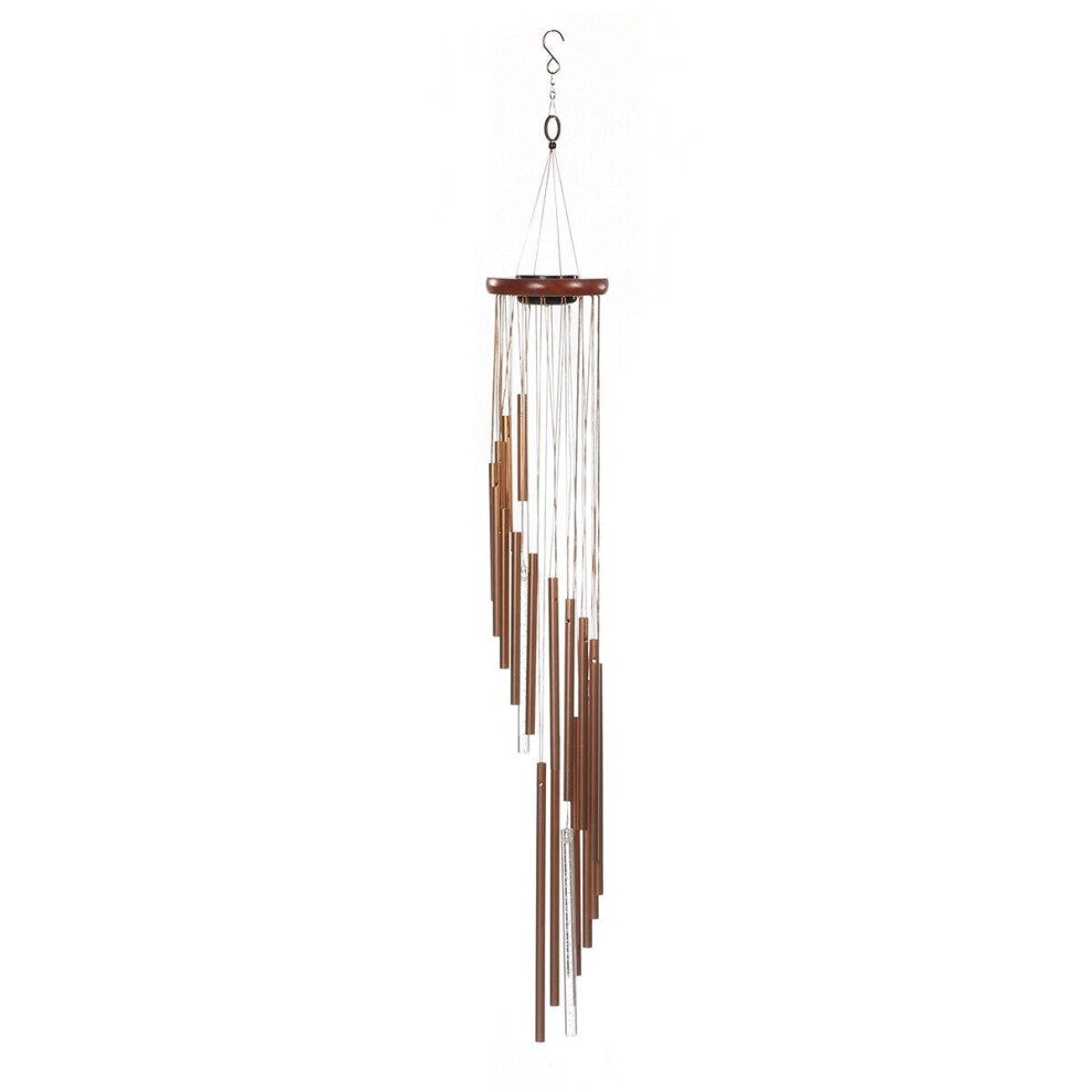 Solar Powered Lighting Wind Chimes,Large Chimes,36" Garden Chimes with 18 Aluminum Alloy Tubes for Patio Decor
