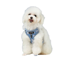 () Harness and Leash Sets Adjustable Lengths Reflective Design Breathable Mesh Dog Collar for Small Pets