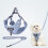 () Harness and Leash Sets Adjustable Lengths Reflective Design Breathable Mesh Dog Collar for Small Pets 3