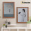 (30x40 CM) Walnut Photo Frames / Picture Frame / Handmade Wood Effect Step Style Frame / Wall Art Poster Frames / Various Size 7