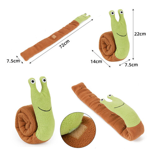 Dog sniffing training toy dog chewing activity stuffed plush toy 2
