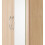 Nevada Mirrored 2 Door 1 Drawer Wardrobe in Sonoma Oak Effect 4