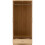 Nevada Mirrored 2 Door 1 Drawer Wardrobe in Sonoma Oak Effect 3