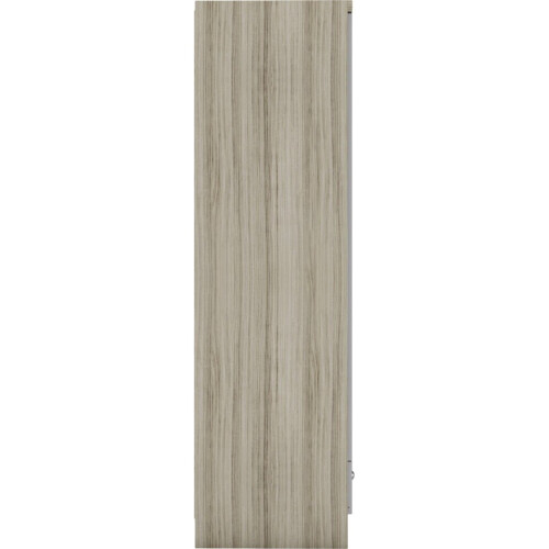 (Grey Gloss) Nevada 1 Door 1 Drawer Wardrobe Light Oak Effect 1