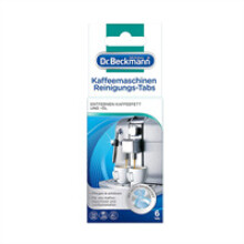 Dr. Beckmann Coffee Machine Cleaning Tabs - Active Oxygen, 6 Tabs (4631) For All Makers (AEG, Bosch, Jura, Saeco, Siemens, Senseo)