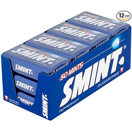 Smint Smint Mints Peppermint 35 g (Pack of 12)