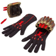 Di Black Widow Stingers Gloves Playset light up fire darts NEW, S